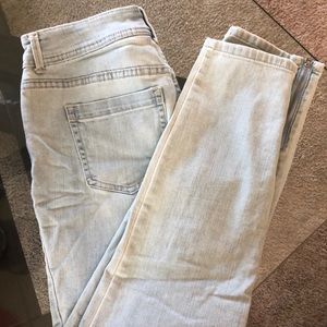Chico's light wash straight leg jeans